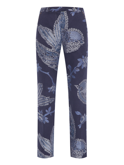 Etro Брюки прямого кроя с узором