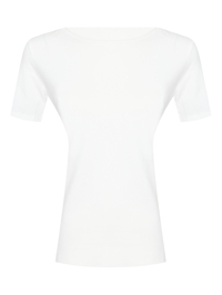 Weekend Max Mara Однотонная футболка из хлопка