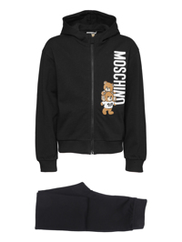 Moschino Трикотажный костюм из хлопка с принтом