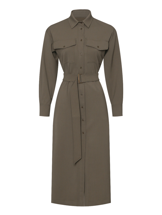 Weekend Max Mara Платье на пуговицах с поясом