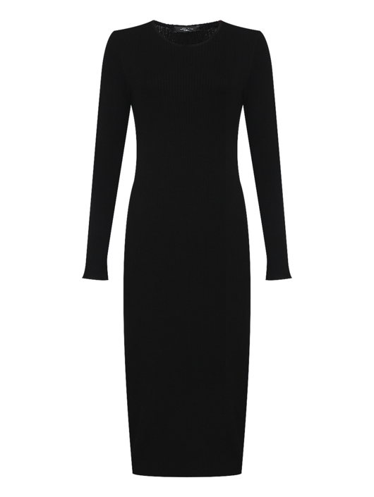 Weekend Max Mara Трикотажное платье с круглым вырезом
