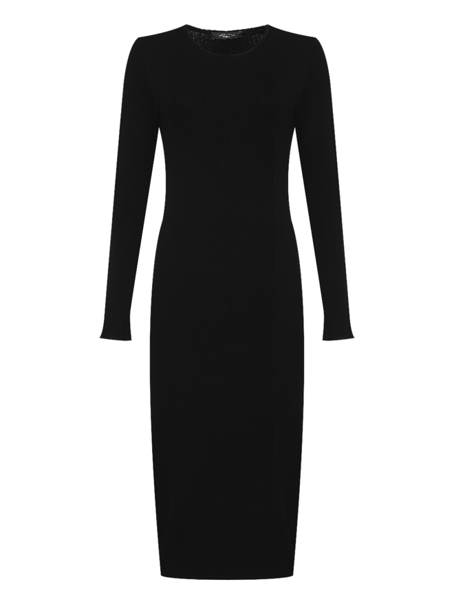 Weekend Max Mara Трикотажное платье с круглым вырезом