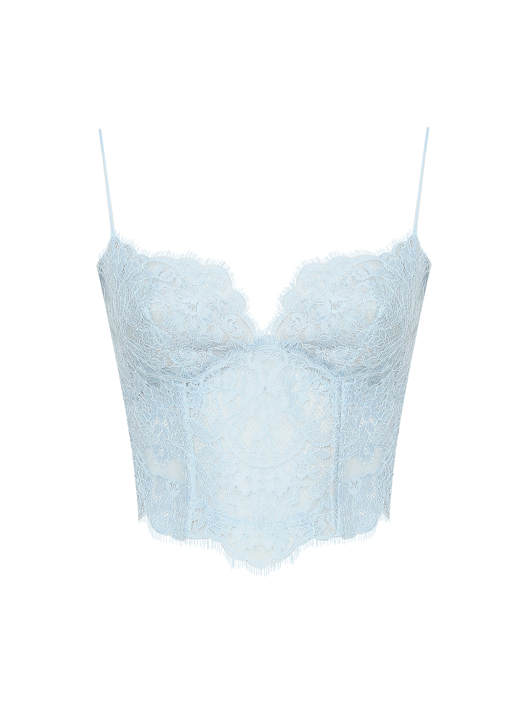 Ermanno Scervino Топ из кружева на тонких бретелях