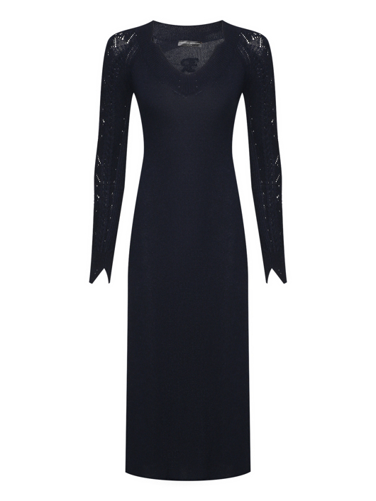Ermanno Scervino Платье из смешанной шерсти