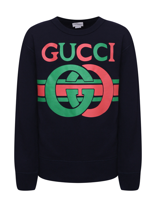 Gucci Свитшот из хлопка с принтом