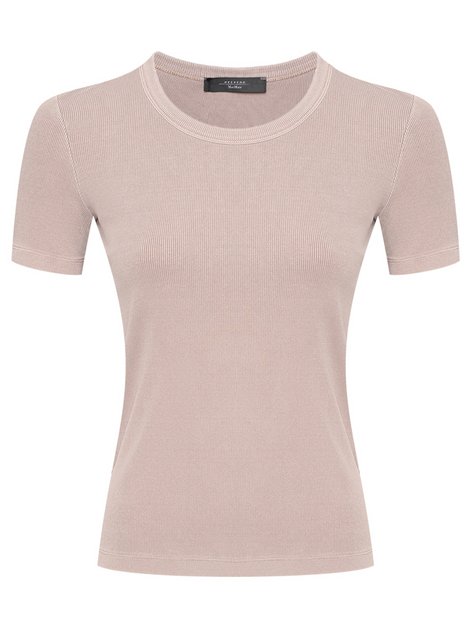 Weekend Max Mara Трикотажный топ в рубчик