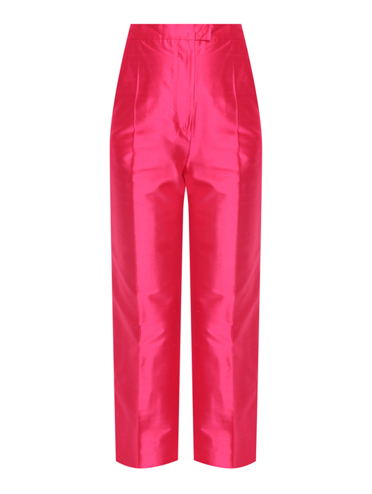 Max Mara Укороченные брюки из шелка