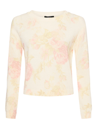 Weekend Max Mara Хлопковый джемпер с цветочным узором