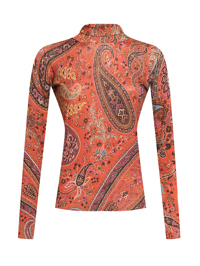Etro Водолазка из шерсти с узором