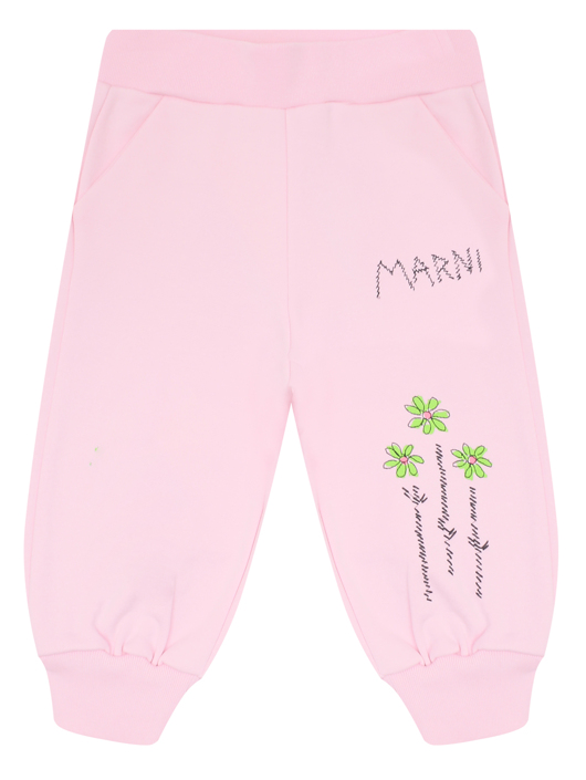 Marni Брюки из хлопка с принтом