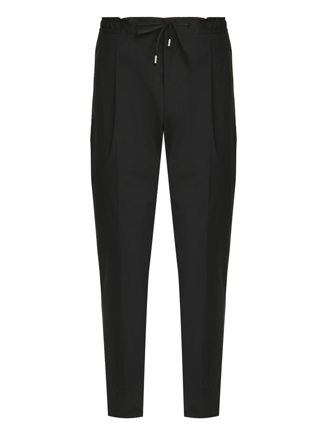 LARDINI Брюки из хлопка на кулиске
