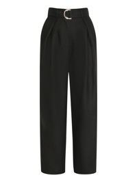 Max Mara Брюки из льна с поясом