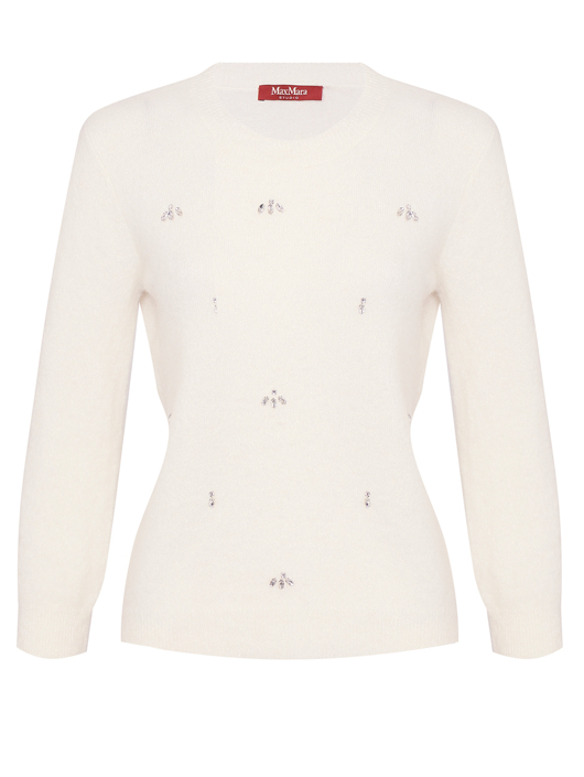 Max Mara Джемпер с аппликацией