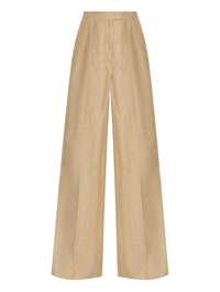 Max Mara Брюки из льна широкого фасона