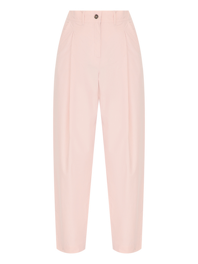 Weekend Max Mara Брюки из хлопка с защипами