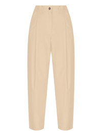 Weekend Max Mara Брюки из хлопка с защипами