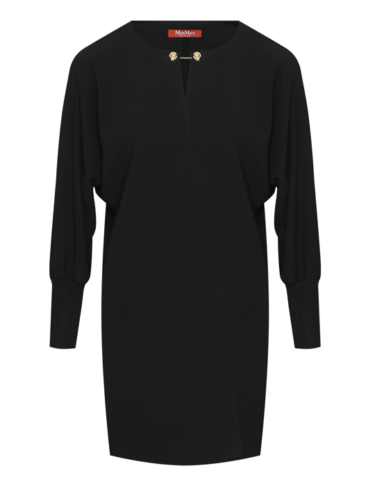 Max Mara Однотонное платье-мини свободного кроя