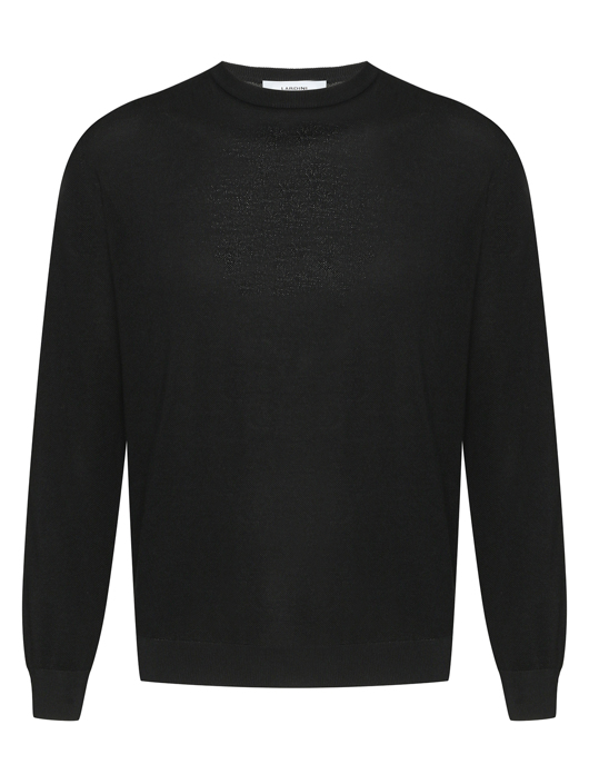 LARDINI Джемпер из хлопка с круглым вырезом
