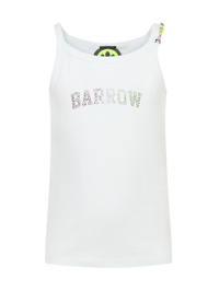 Barrow Kids Топ из хлопка со стразами