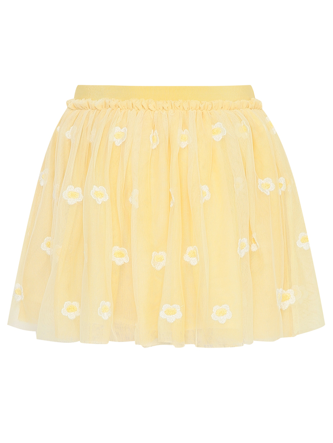 Stella McCartney kids Юбка из сетки с вышивкой