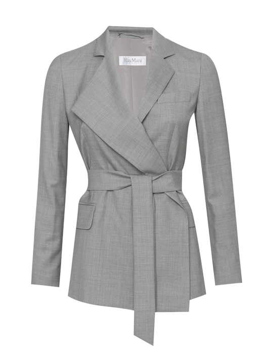 Max Mara Жакет из шерсти с поясом