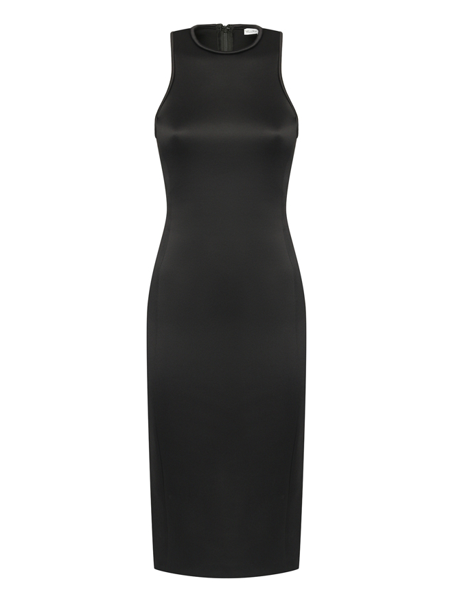 Max Mara Однотонное платье-миди