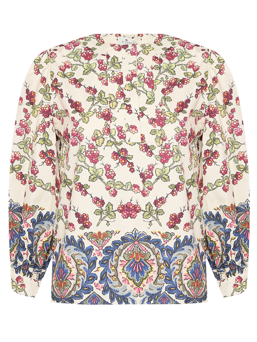 Etro Блуза свободного кроя с цветочным узором