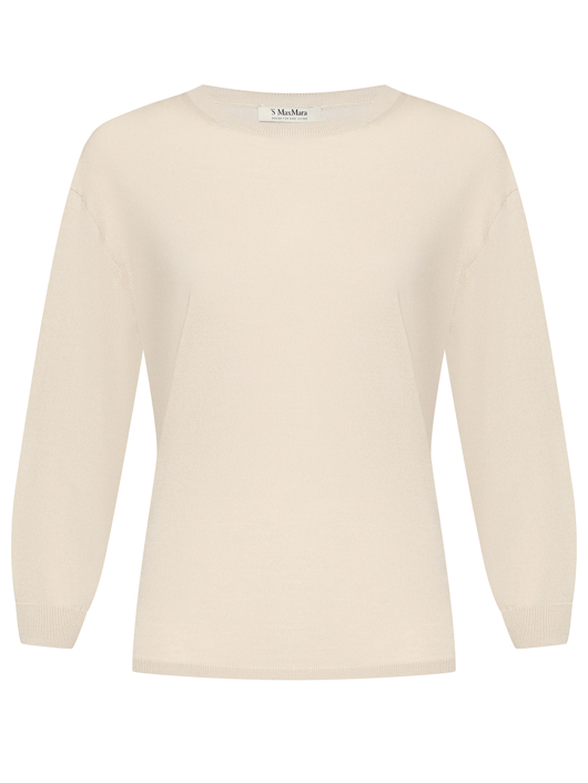 Max Mara Базовый джемпер из шерсти