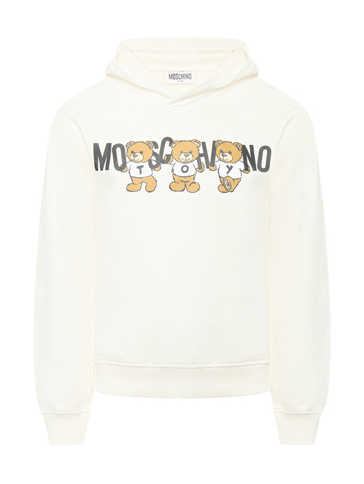 Moschino Толстовка из лопка с принтом
