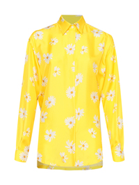 Moschino Блуза из шелка свободного кроя