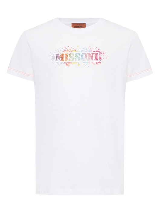 Missoni Футболка из хлопка с логотипом