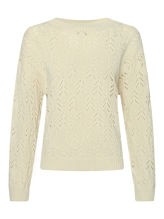 Weekend Max Mara Трикотажный джемпер из смешанного хлопка