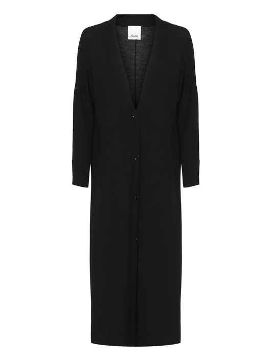 Allude Удлиненный кардиган-платье из шерсти