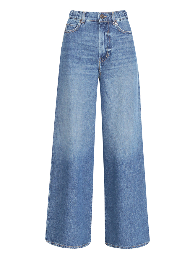 Weekend Max Mara Широкие джинсы с карманами