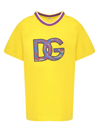 Dolce & Gabbana Хлопковая футболка с аппликацией