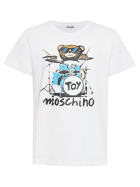 Moschino Футболка из хлопка с принтом