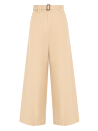 Weekend Max Mara Широкие брюки из хлопка