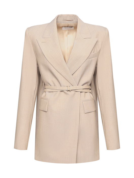Sportmax Жакет из шерсти с поясом
