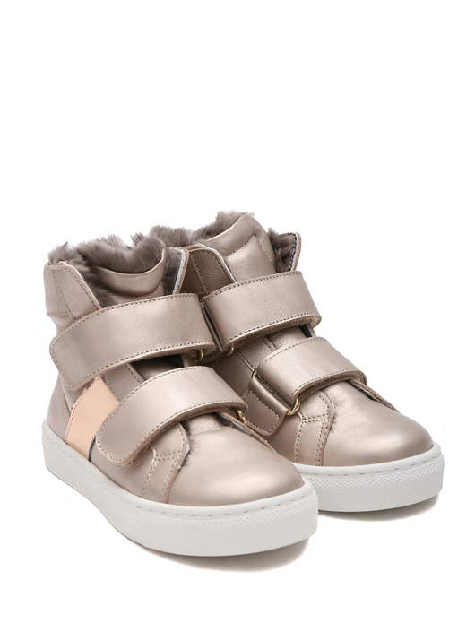 Zecchino d`Oro Утепленные кроссовки из кожи