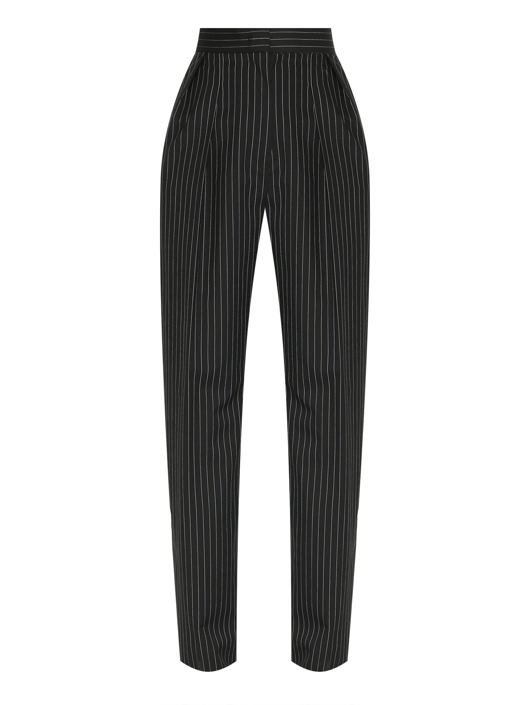 Max Mara Брюки из шерсти в полоску