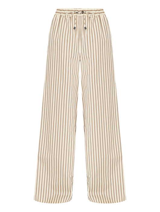 Max Mara Брюки из хлопка в полоску