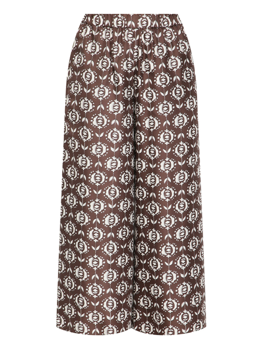 Weekend Max Mara Брюки-кюлоты из шелка