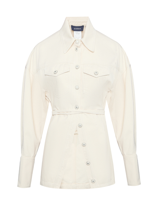 Sportmax Джинсовая рубашка из хлопка