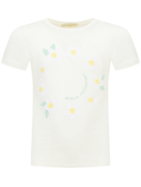 Stella McCartney kids Футболка с принтом из хлопка