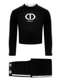 TWINSET Трикотажный комплект с логотипом