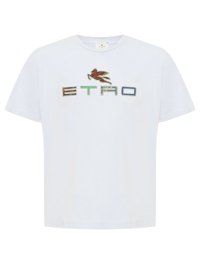 Etro Футболка из хлопка с логотипом