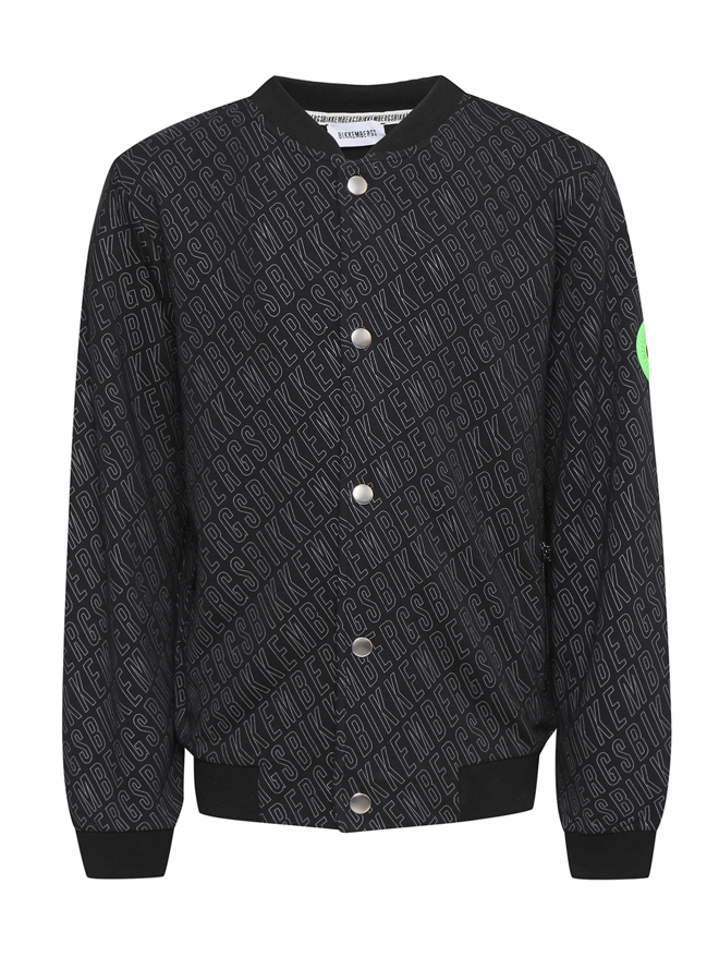 Bikkembergs Бомбер из хлопка с логотипом