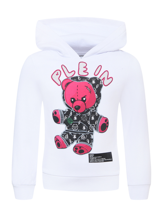 Philipp Plein Толстовка со стразами и капюшоном