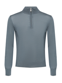 Doriani Cashmere Кардиган с замком воротником из шерсти и шелка