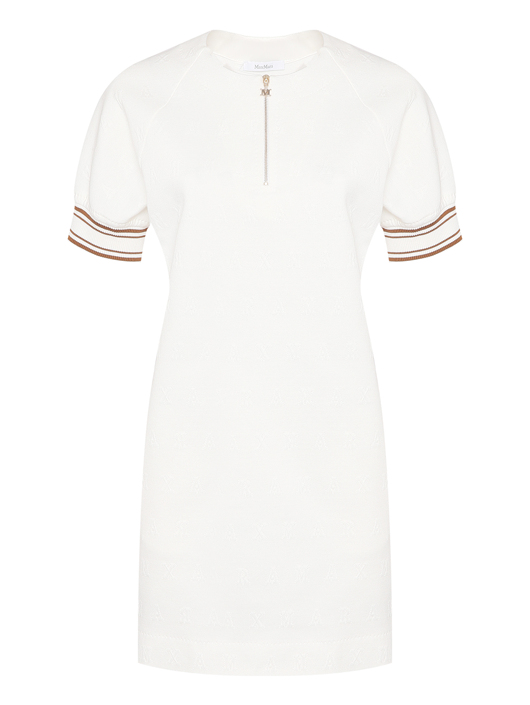 Max Mara Трикотажное платье с короткими рукавами